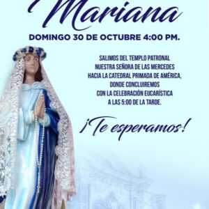 Caminata Mariana por el Mes del Rosario y la Misión.